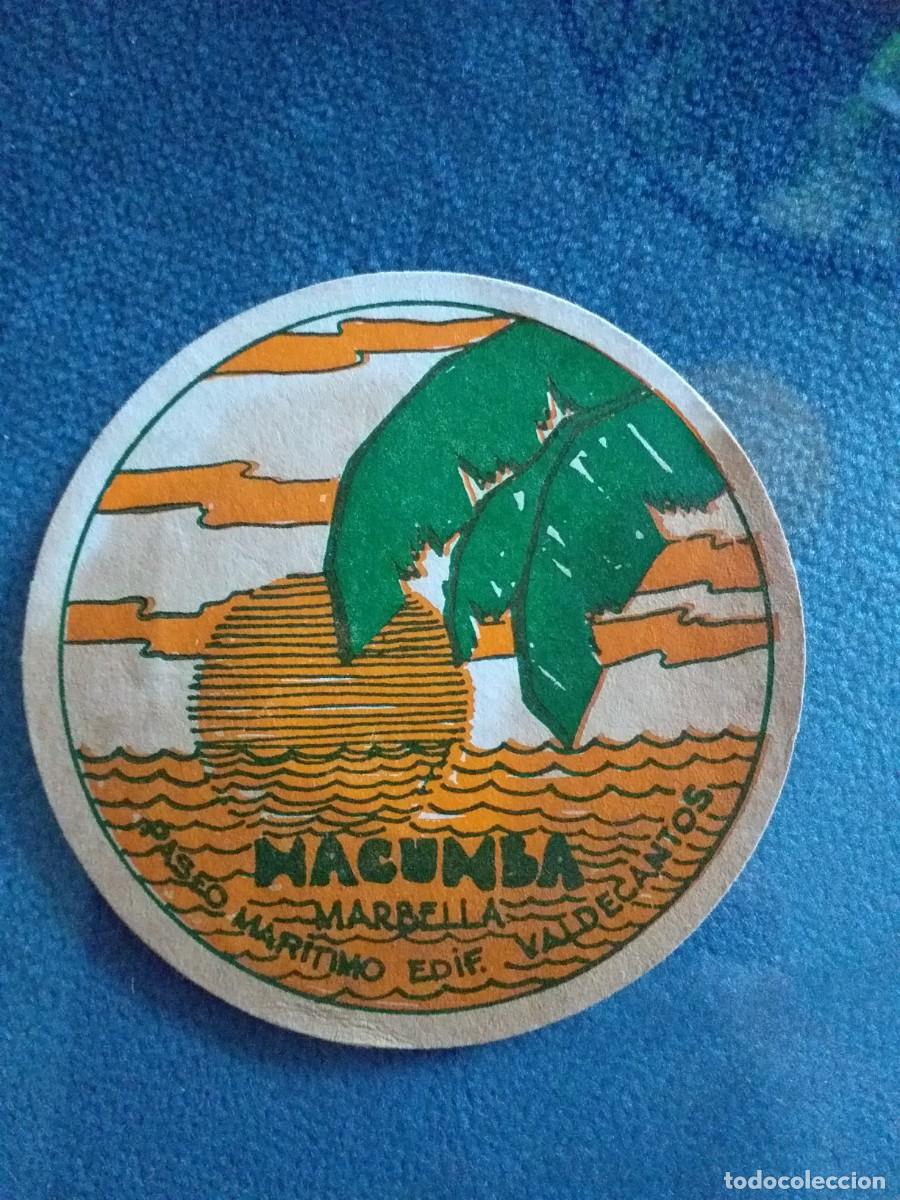 Etiquetas antiguas: posavasos pub de Marbella - Foto 1