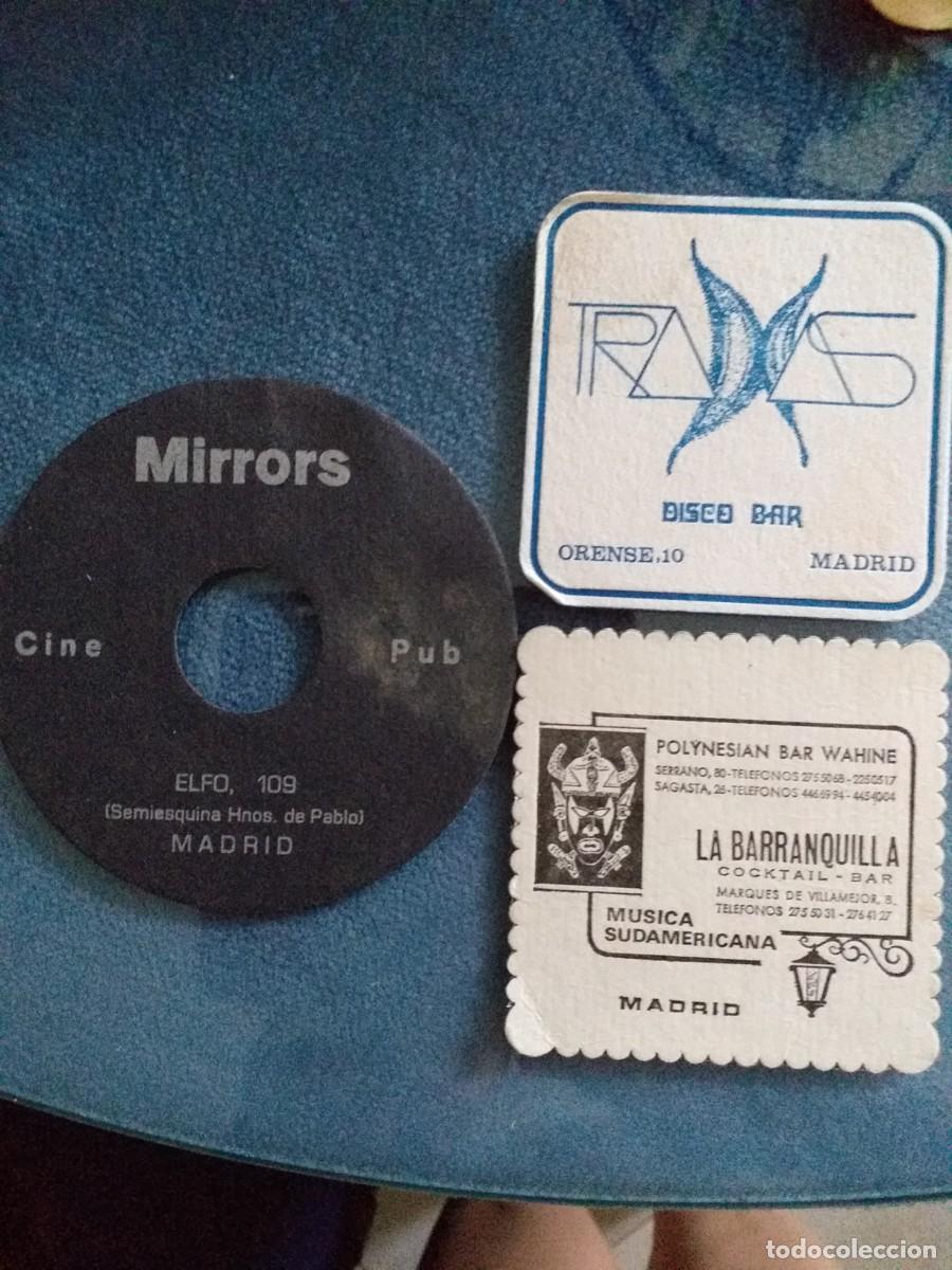 Etiquetas antiguas: 3 posavasos de bares de Madrid - Foto 1