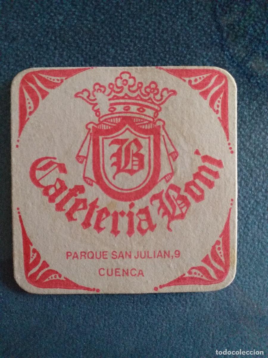 Etiquetas antiguas: 1 posavasos de una cafeter&iacute;a de Cuenca - Foto 1