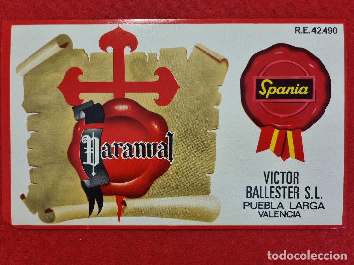 Etiquetas antiguas: CARTEL ITO ETIQUETA NARANJAS DARANVAL VICTOR BALLESTER GRANDE SPA PUEBLA LARGA VALENCIA ORIGINAL K14