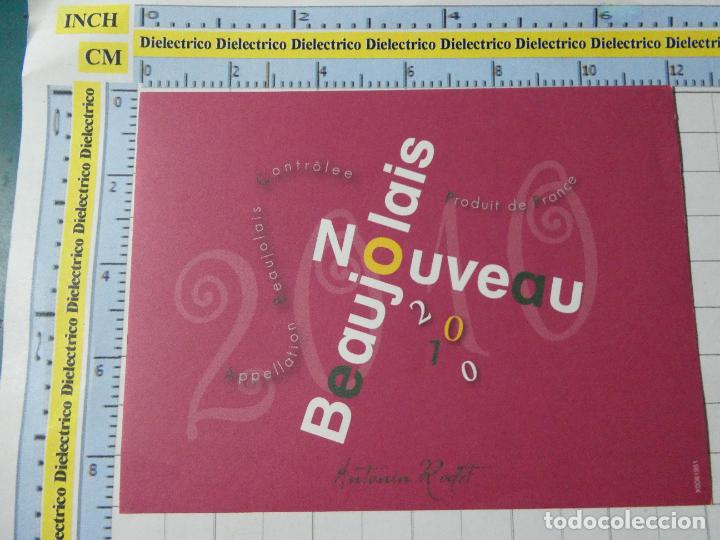 Etiquetas antiguas: ETIQUETA DE BEBIDAS. VINO LICORES. FRANCIA BEAUJOLAIS NOUVEAU 2007. 250