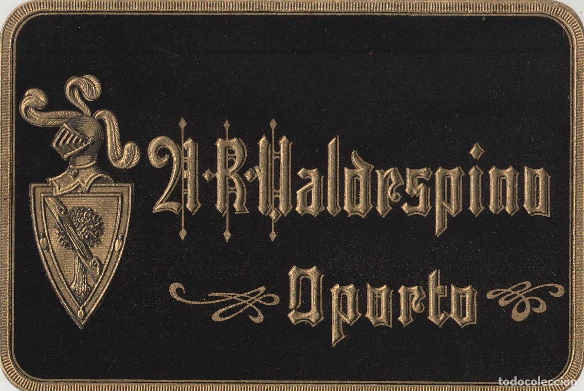 Etiquetas antiguas: VALDESPINO . JEREZ 21 R VALDESPINO OPORTO . ETIQUETA DE VINO ref 173