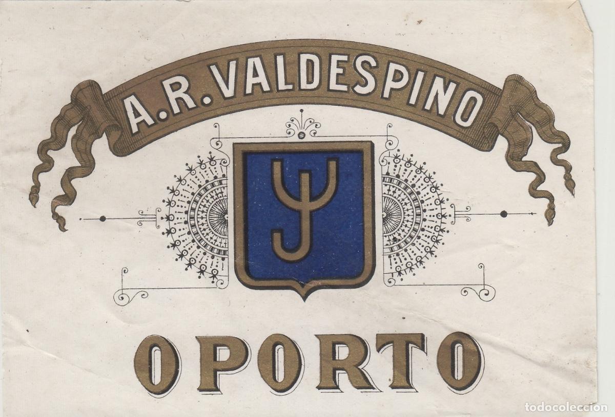 Etiquetas antiguas: VALDESPINO . JEREZ , , OPORTO . ETIQUETA DE VINO ref 176