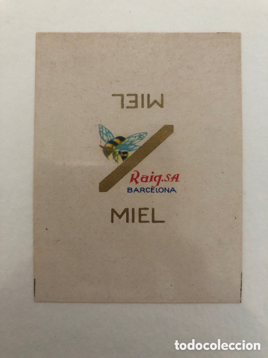 Alte Etiketten: ANTIGUO ENVOLTORIO CARAMELOS RAIG S.A.