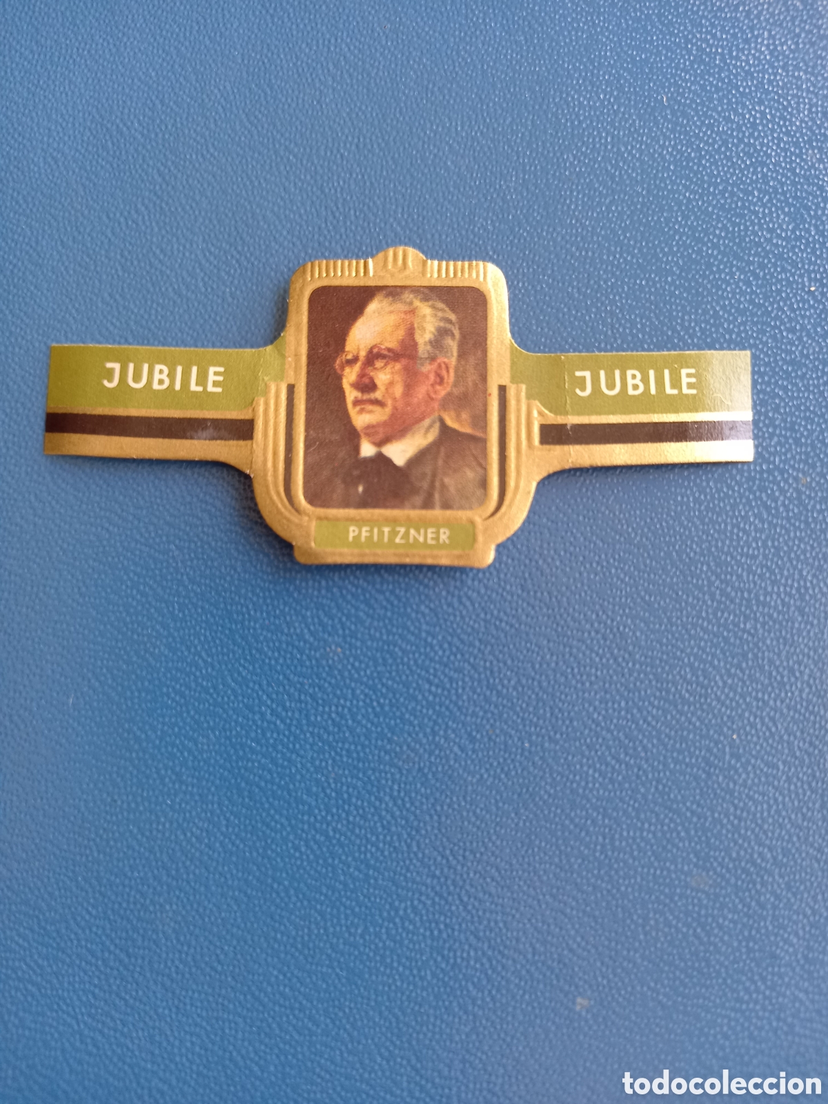 Etiquetas antiguas: VITOLA JUBILE - N&deg;17 SERIE COMPOSITORES, HANS PFITZNER (1869-1949)