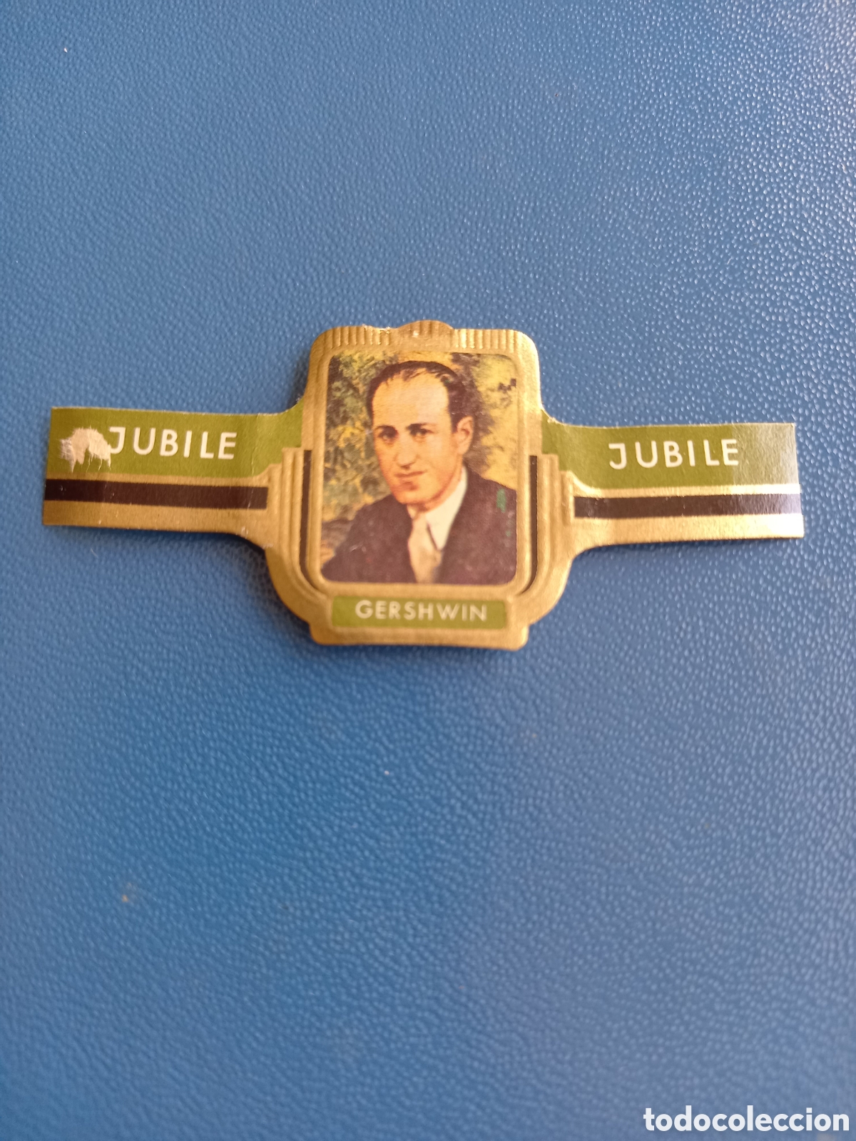 Etiquetas antiguas: VITOLA JUBILE - N&deg;23 SERIE COMPOSITORES, GEORGE GERSHWIN (1898-1937)