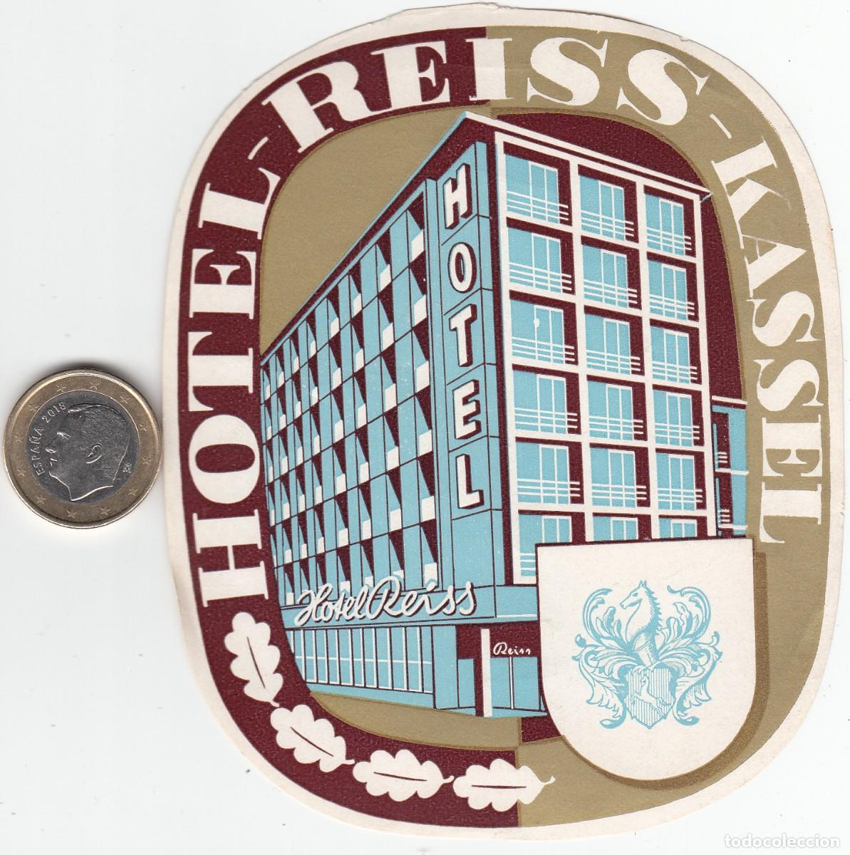 Etiquetas antiguas: ETIQUETA HOTEL REISS KASSEL ALEMANIA