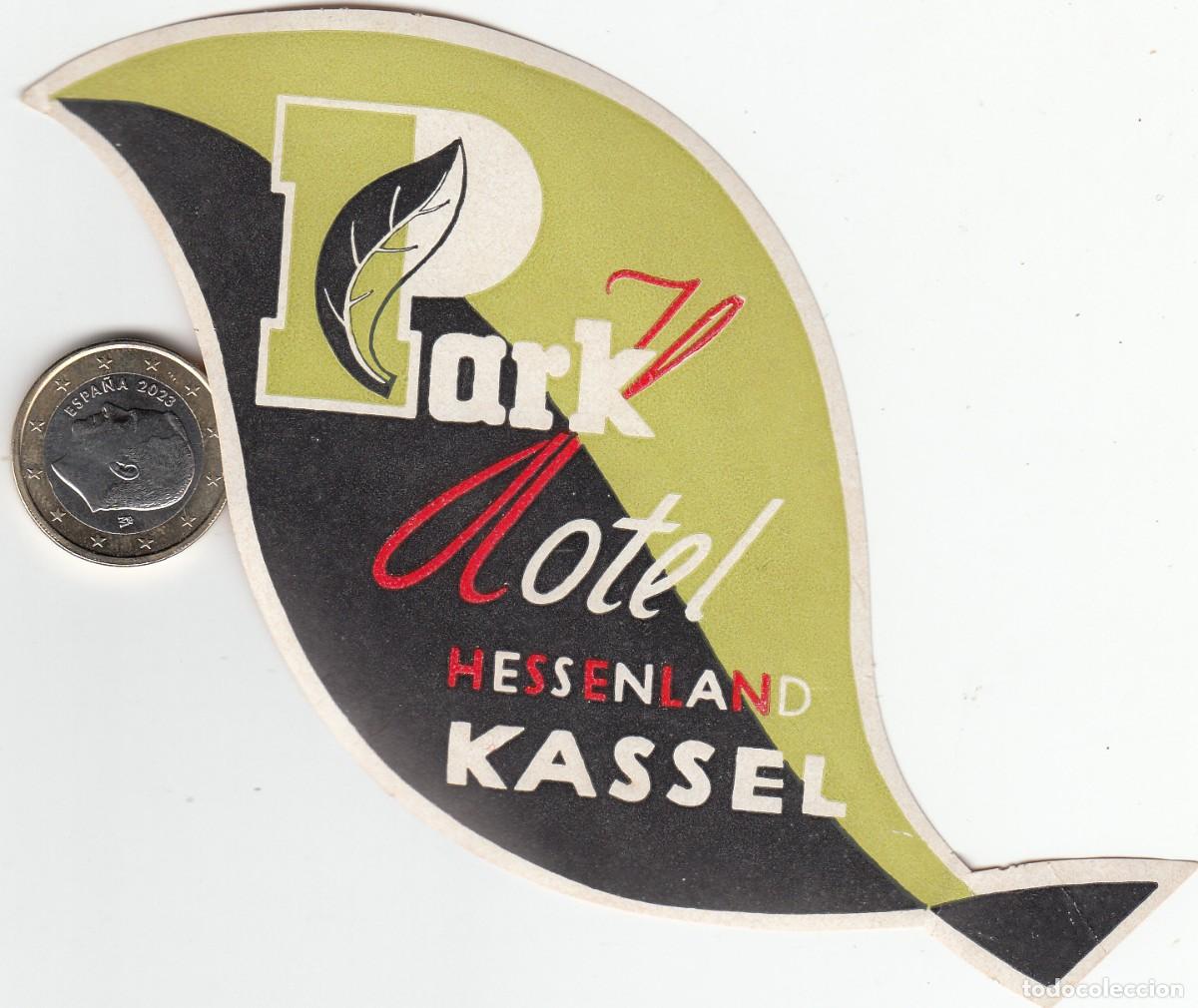 Etiquetas antiguas: ETIQUETA HOTEL PARK HOTEL HESSENLAND - ALEMANIA