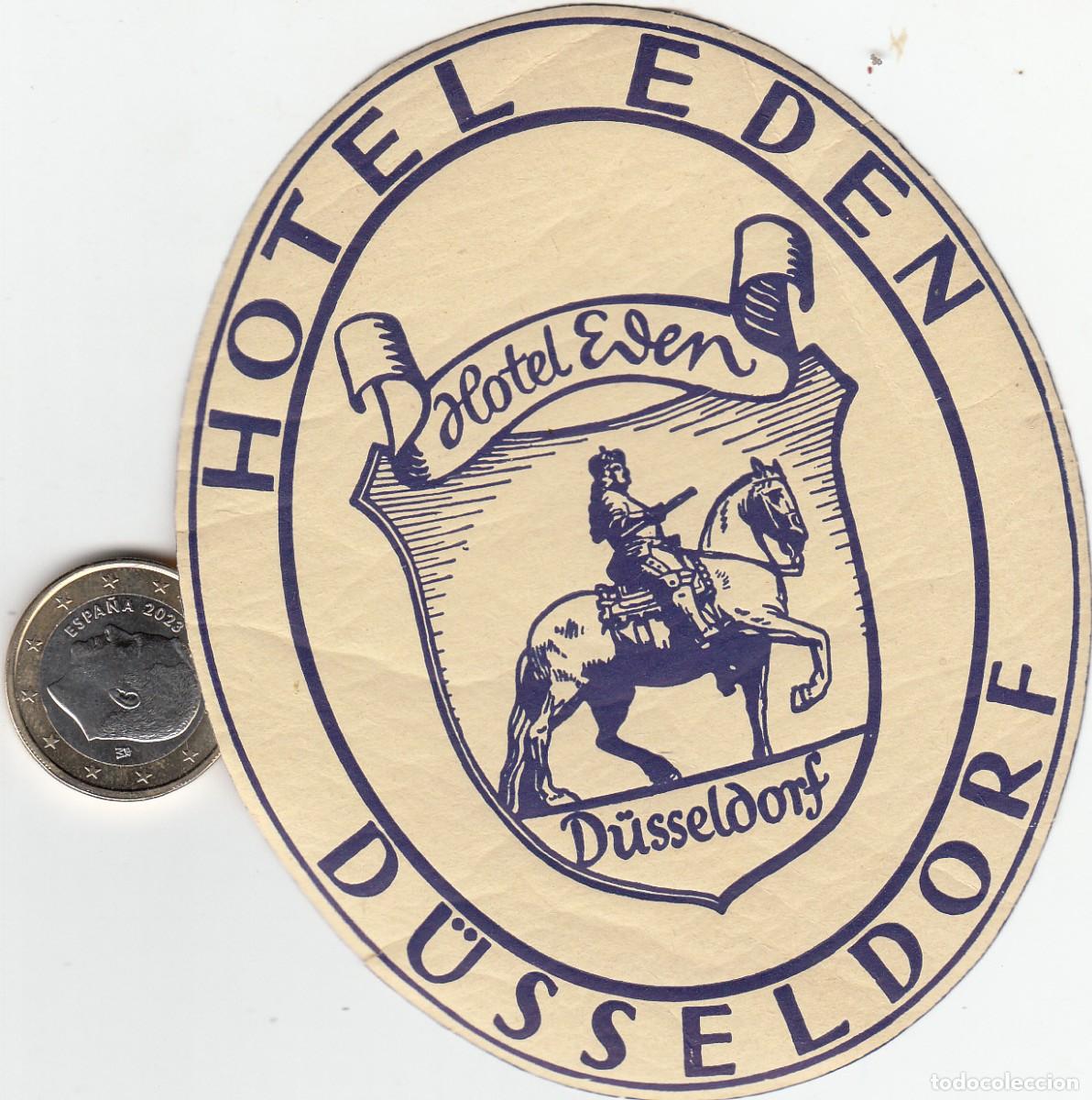 Etiquetas antiguas: ETIQUETA HOTEL EDEN DUSSELDORF - ALEMANIA