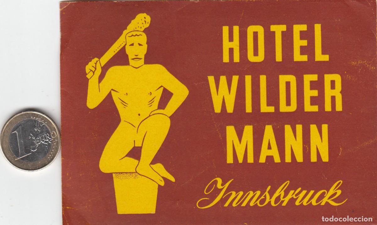 Etiquetas antiguas: ETIQUETA HOTEL WILDER MANN - INNSBRUCK - AUSTRIA