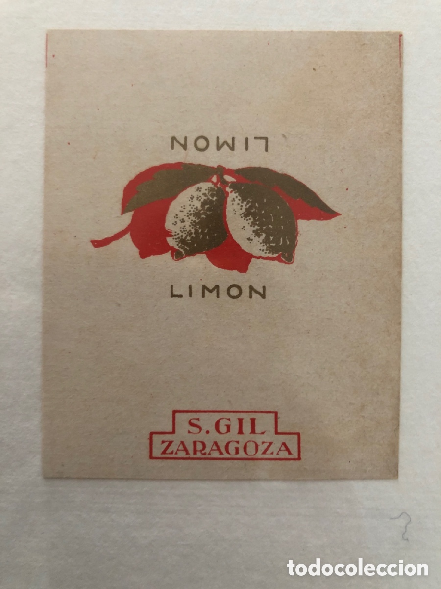 Etiquetas antiguas: ANTIGUO ENVOLTORIO CARAMELOS S. GIL - Foto 1