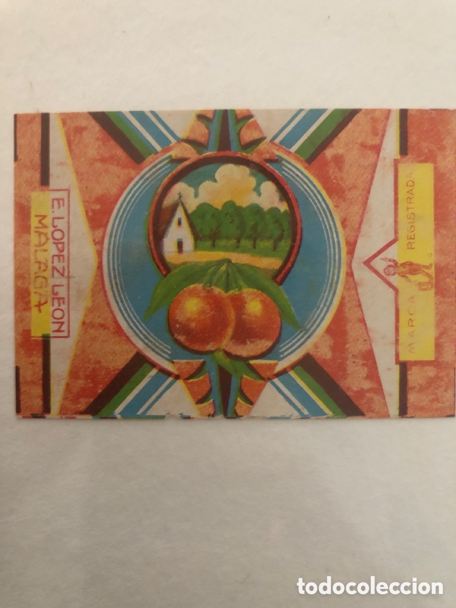 Etiquetas antiguas: ANTIGUO ENVOLTORIO CARAMELOS E LOPEZ LEON - Foto 1