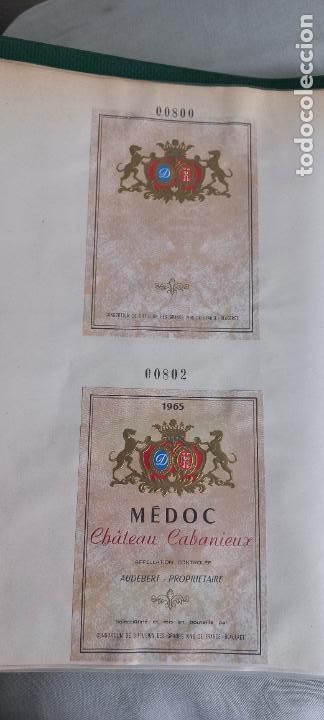 Etiquetas antiguas: ETIQUETAS DE VINO. FRANCE. M&Eacute;DOC. AUDEBERT