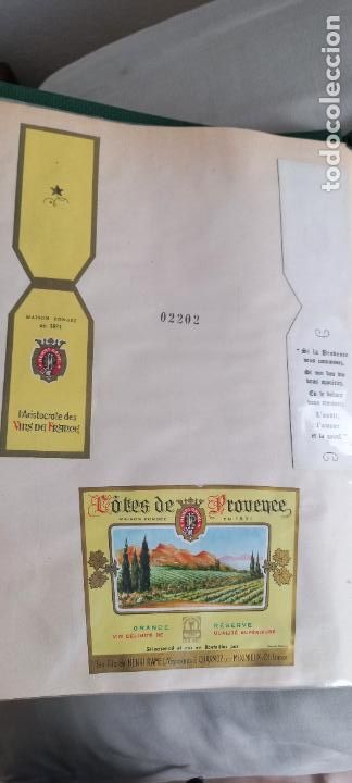 Etiquetas antiguas: C&Ocirc;TES DE PROVENCE. LES FILS DE HENRI RAMEL. . FRANCE. ETIQUETAS DE VINO.