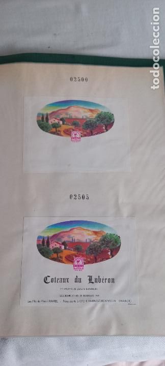 Etiquetas antiguas: COTEAUX DU LUBERON. LES FILS DE HENRI RAMEL.. FRANCE. ETIQUETA DE VINO.