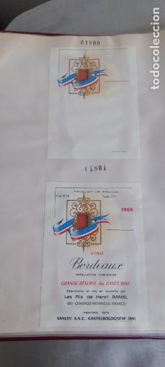 Etiquetas antiguas: BORDEAUX, GRANDE RESERVE DES CAVES BINI LES FILS DE HENRI RAMEL. FRANCE. ETIQUETAS DE VINO.