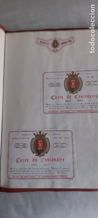 Etiquetas antiguas: CUV&Eacute;E DU CENTENAIRE 1871-1971. LES FILS DE HENRI RAMEL. FRANCE. ETIQUETAS DE VINO.