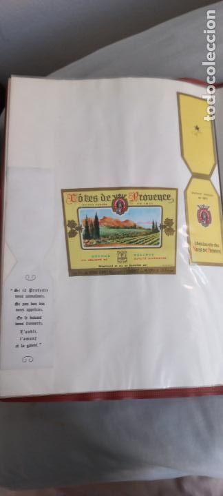 Etiquetas antiguas: COTES DE PROVENCE. LES FILS DE HENRI RAMEL.. FRANCE. ETIQUETAS DE VINO.