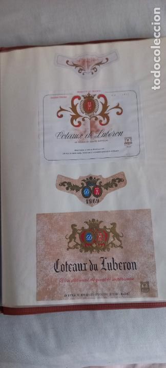 Etiquetas antiguas: COTEAUX DU LUBERON. FRANCE. ETIQUETAS DE VINO.
