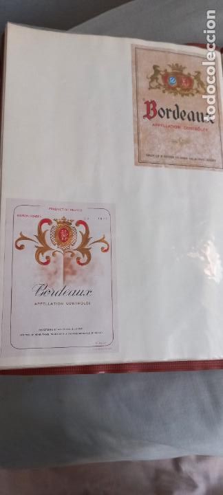 Etiquetas antiguas: BOURDEAUX. LES FILS DE HENRI RAMEL. FRANCE. ETIQUETAS DE VINO.