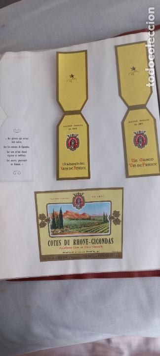 Etiquetas antiguas: COTES DU RHONE GIGONDAS . LES FILS DE HENRI RAMEL. FRANCE. ETIQUETAS DE VINO.