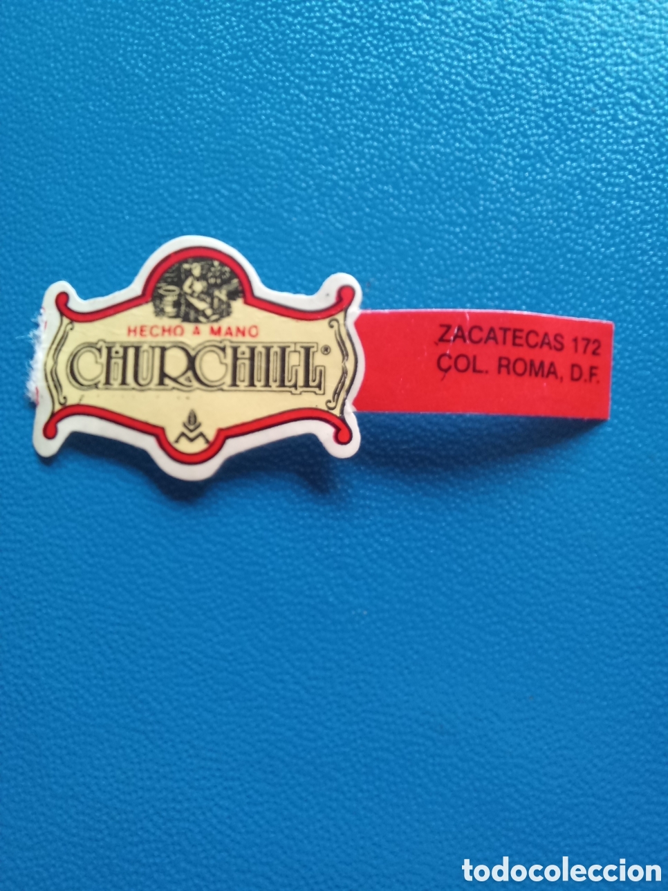 Etiquetas antiguas: VITOLA (ROTA). CHURCHILL, ZACATECAS (M&Eacute;XICO)