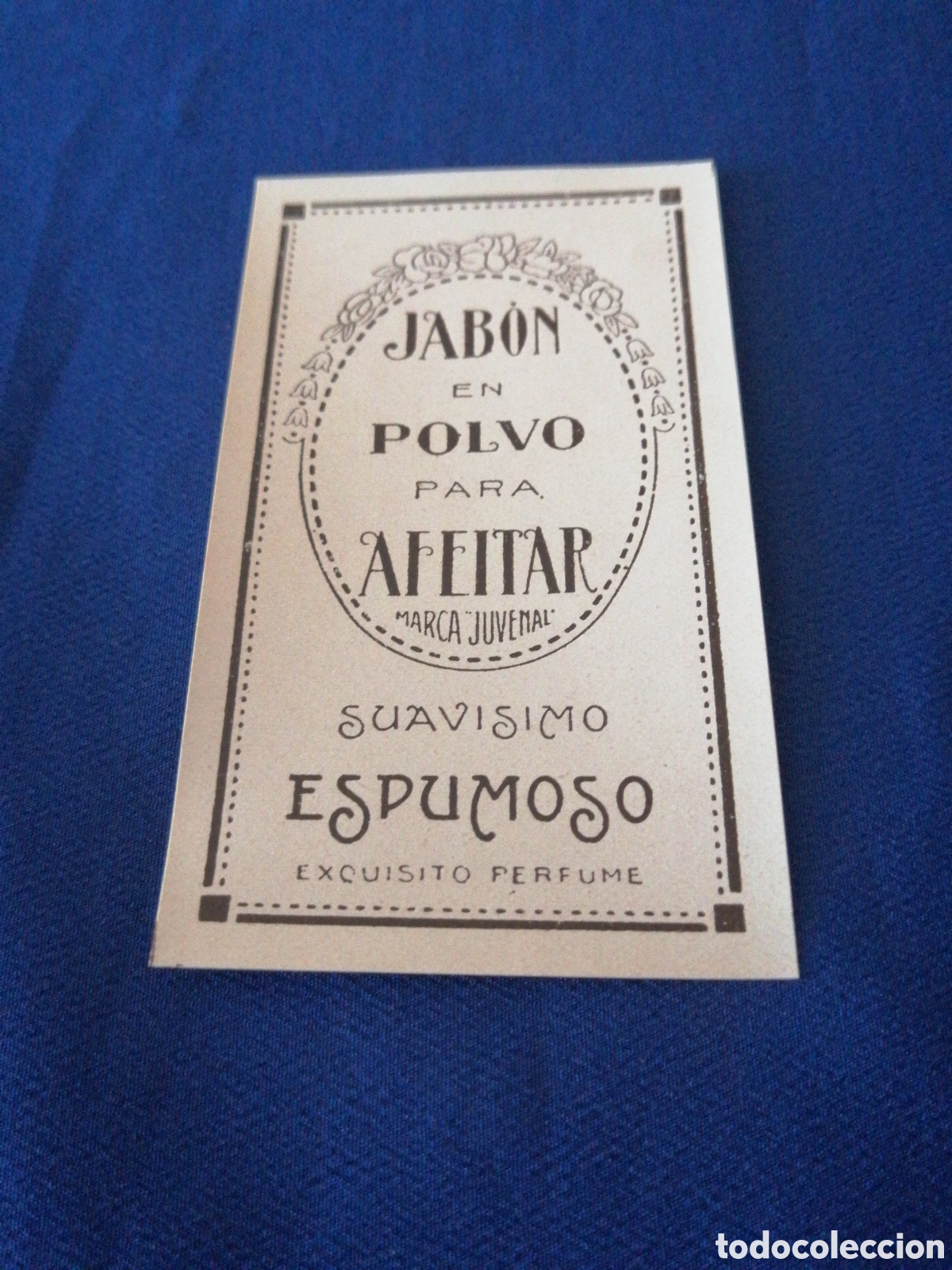 Old Labels: JAB&Oacute;N EN POLVO ESPUMOSO ETIQUETA DE PERFUME