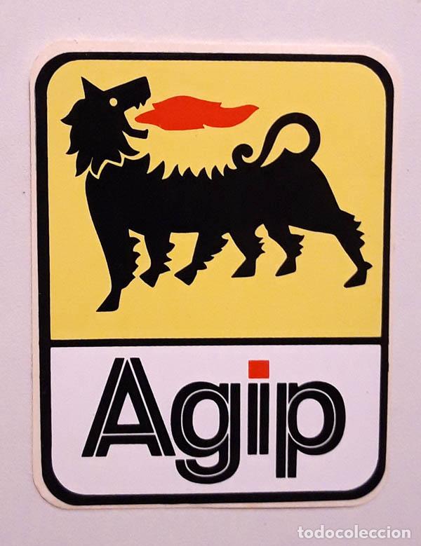 Etiquetas antiguas: Agip, etiqueta 273