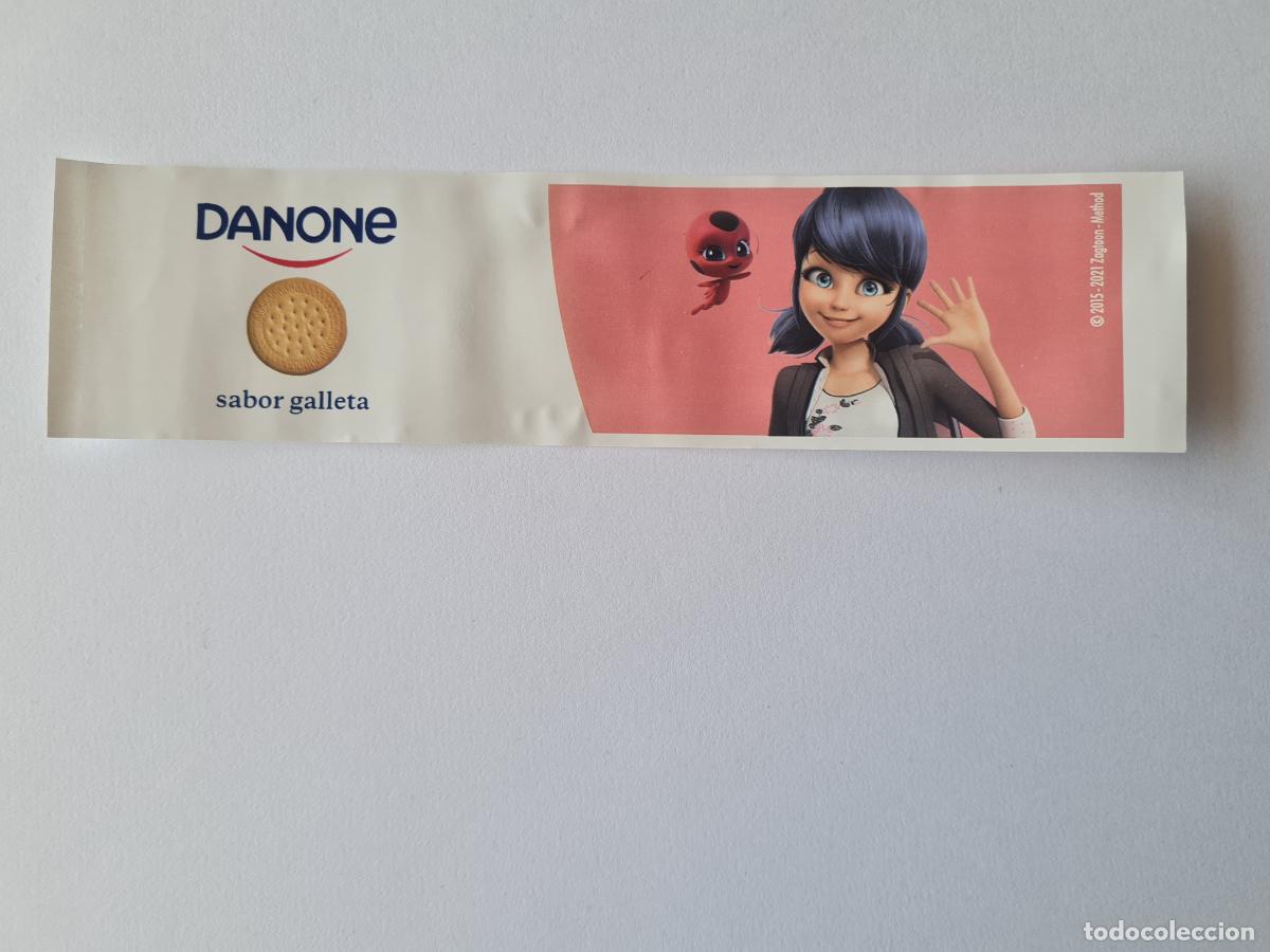 Etiquetas antiguas: MARINETTE+TIKKI - SABOR GALLETA- MIRACOLOUS/LADYBUG - ETIQUETAS YOGUR DANONE