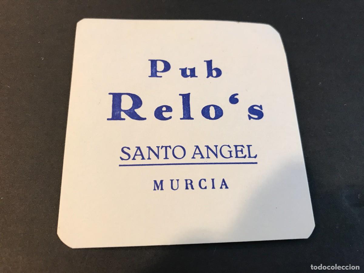 Old Labels: POSAVASOS. PUB RELO'S. MURCIA. 8X8 CM
