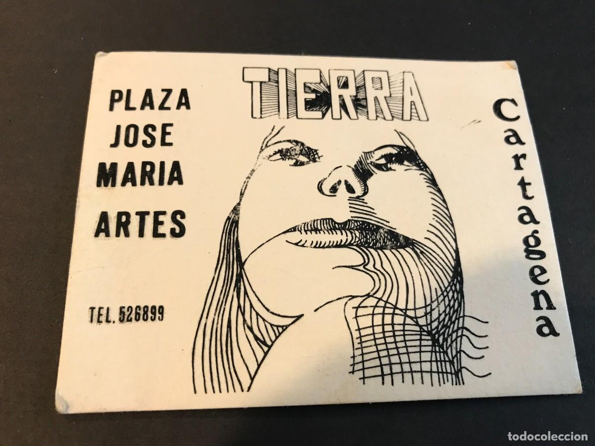 Old Labels: POSAVASOS. TIERRA. PLAZA JOS&Eacute; MAR&Iacute;A ARTES. CARTAGENA. 10,5 X 8 CM