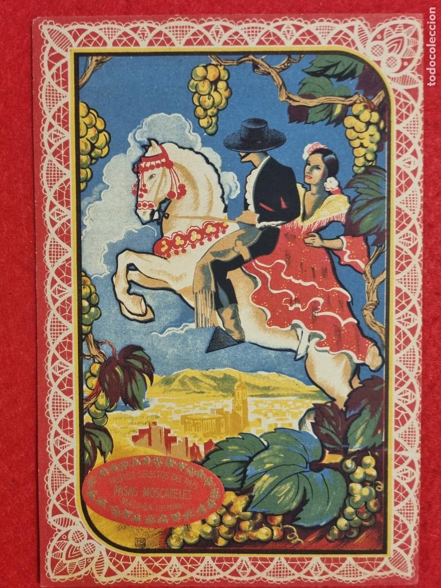Etiquetas antiguas: CARTEL ITO GRAN ETIQUETA PUBLICIDAD PASAS MOSCATELES MALAGA ANTIGUO FRUTOS SELECTOS ORIGINAL K16