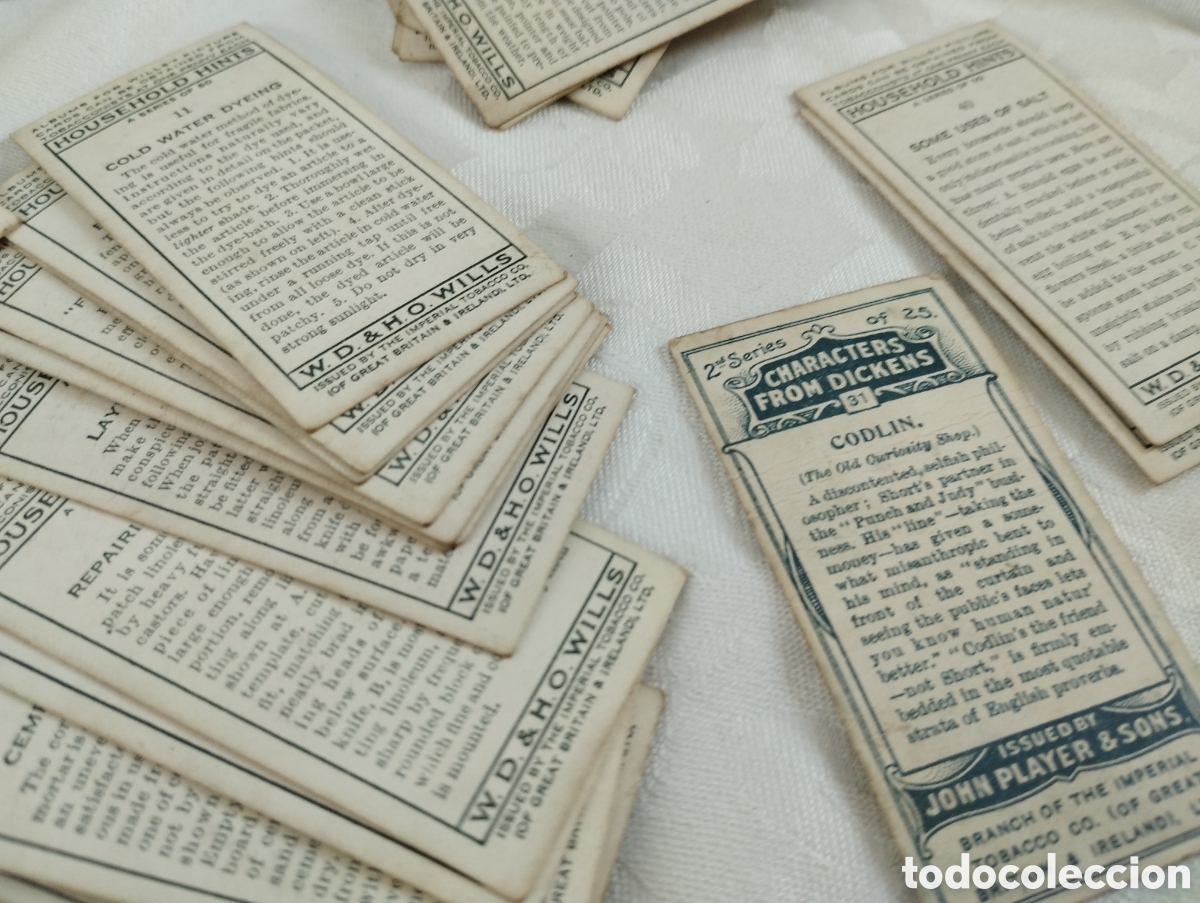 Etiquetas antiguas: Players cigarette cards. - Foto 4