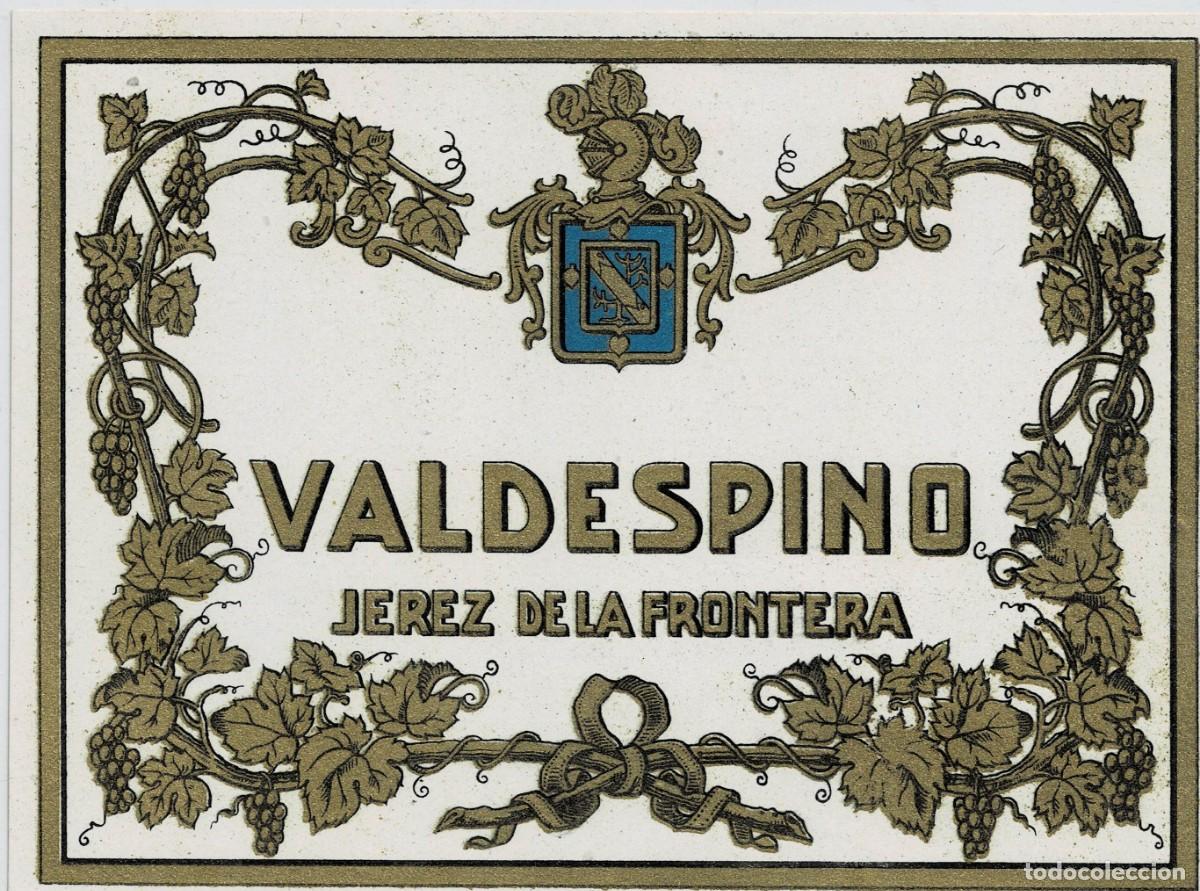 Etiquetas antiguas: ETIQUETA VINO VALDESPINO. ET-033 ,6