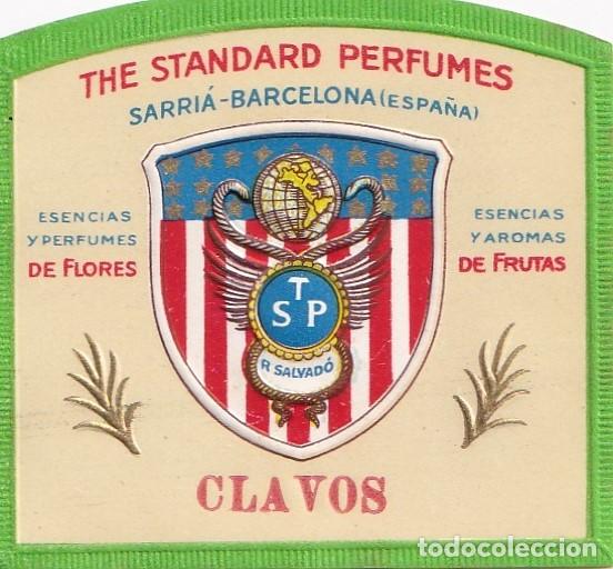 Etiquetas antiguas: The Standard Perfumes Clavos / Esencias y perfumes de flores Esencias y aromas de frutas - Sarri&aacute;