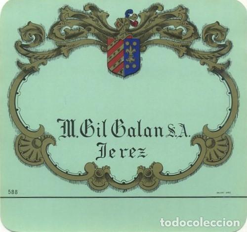 Etiquetas antiguas: ETIQUETA VINO M. GIL GALAN S.A.-JEREZ DE LA FRONTERA. ET-234 ,8
