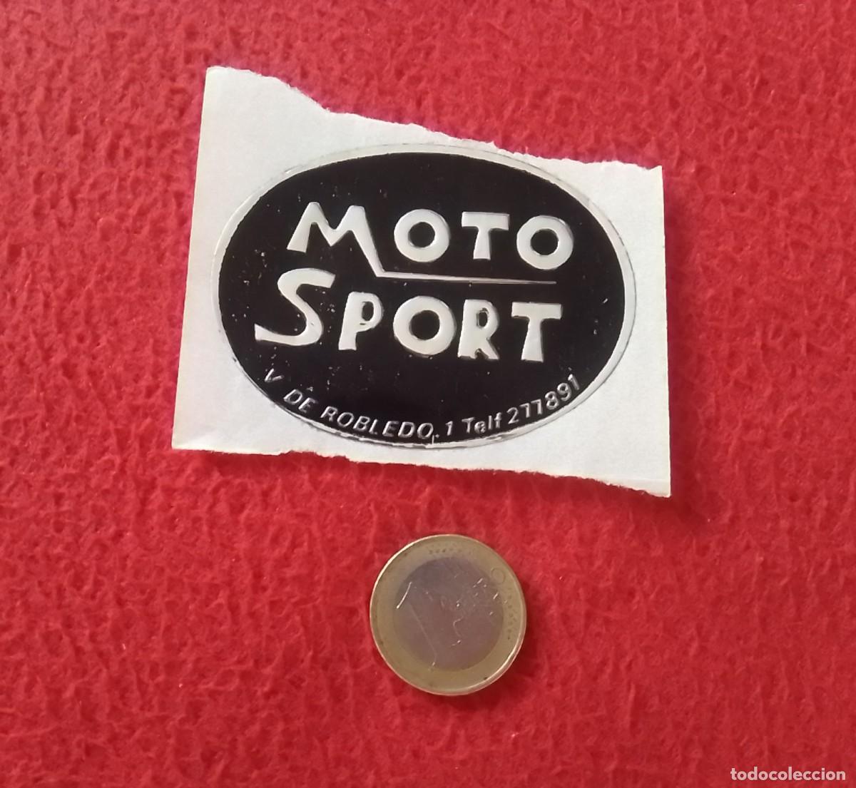Etiquetas antiguas: ANTIGUA ETIQUETA OLD LABEL &Eacute;TIQUETTE ETIKETTE ETICHETTA MOTO SPORT &iquest; SEVILLA ?..MOTOR..V. DE ROBLEDO