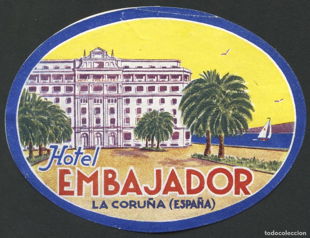 Etiquetas antiguas: ETIQUETAS, HOTEL EMBAJADOR, LA CORU&Ntilde;A