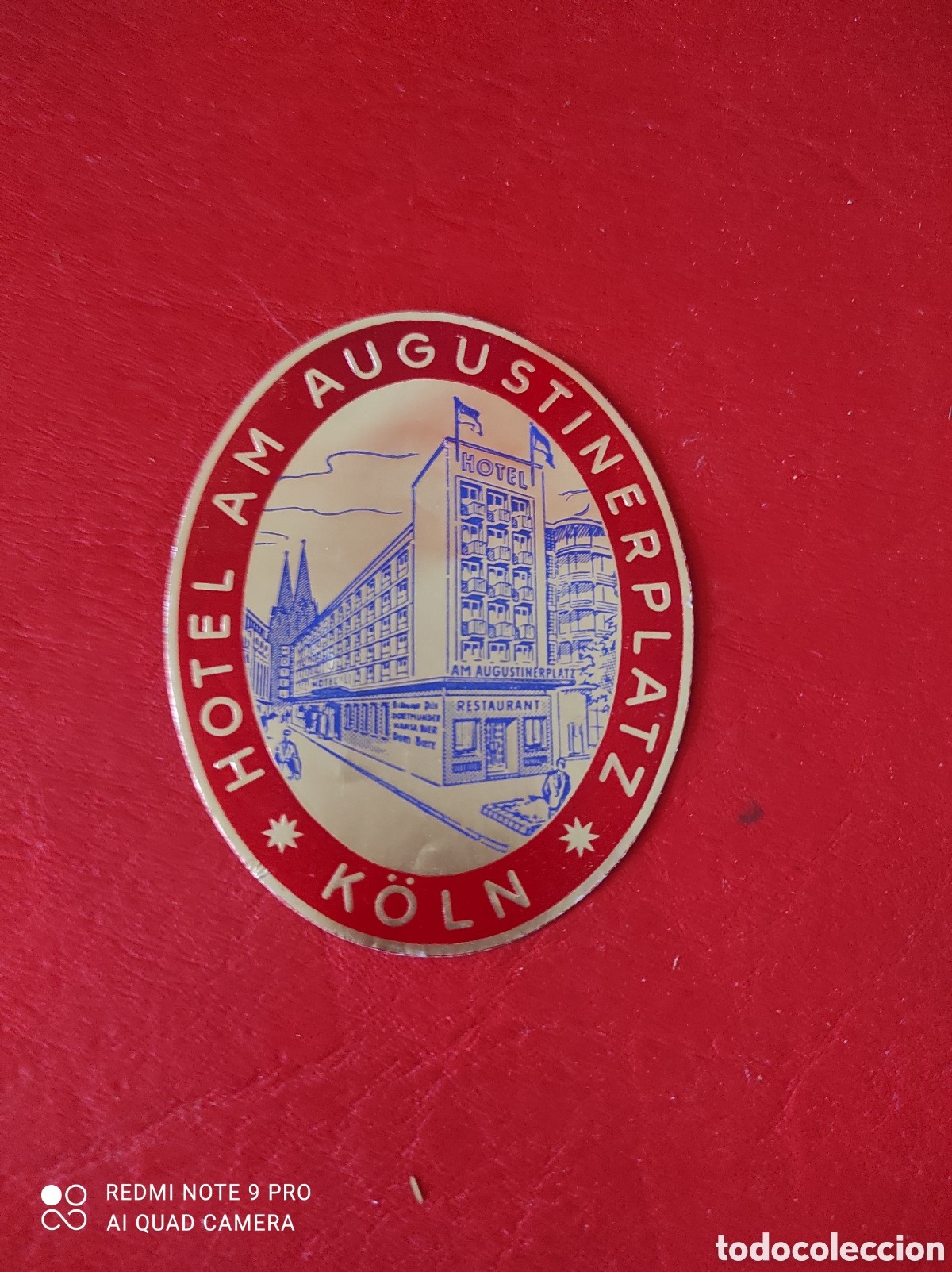Etiquetas antiguas: Etiqueta hotel AM AUGUSTINERPLATZ