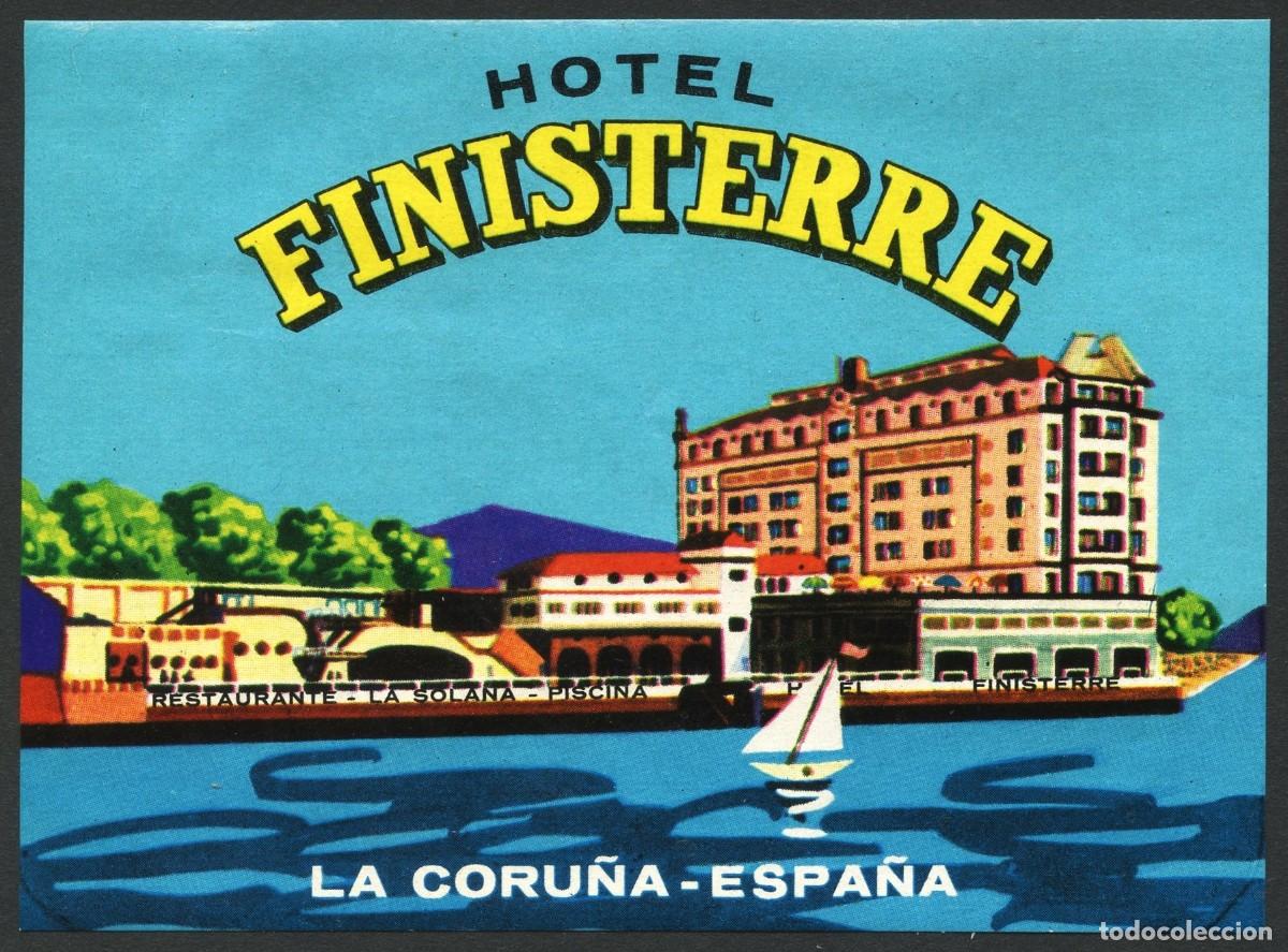 Etiquetas antiguas: ETIQUETAS, HOTEL FINISTERRE, LA CORU&Ntilde;A