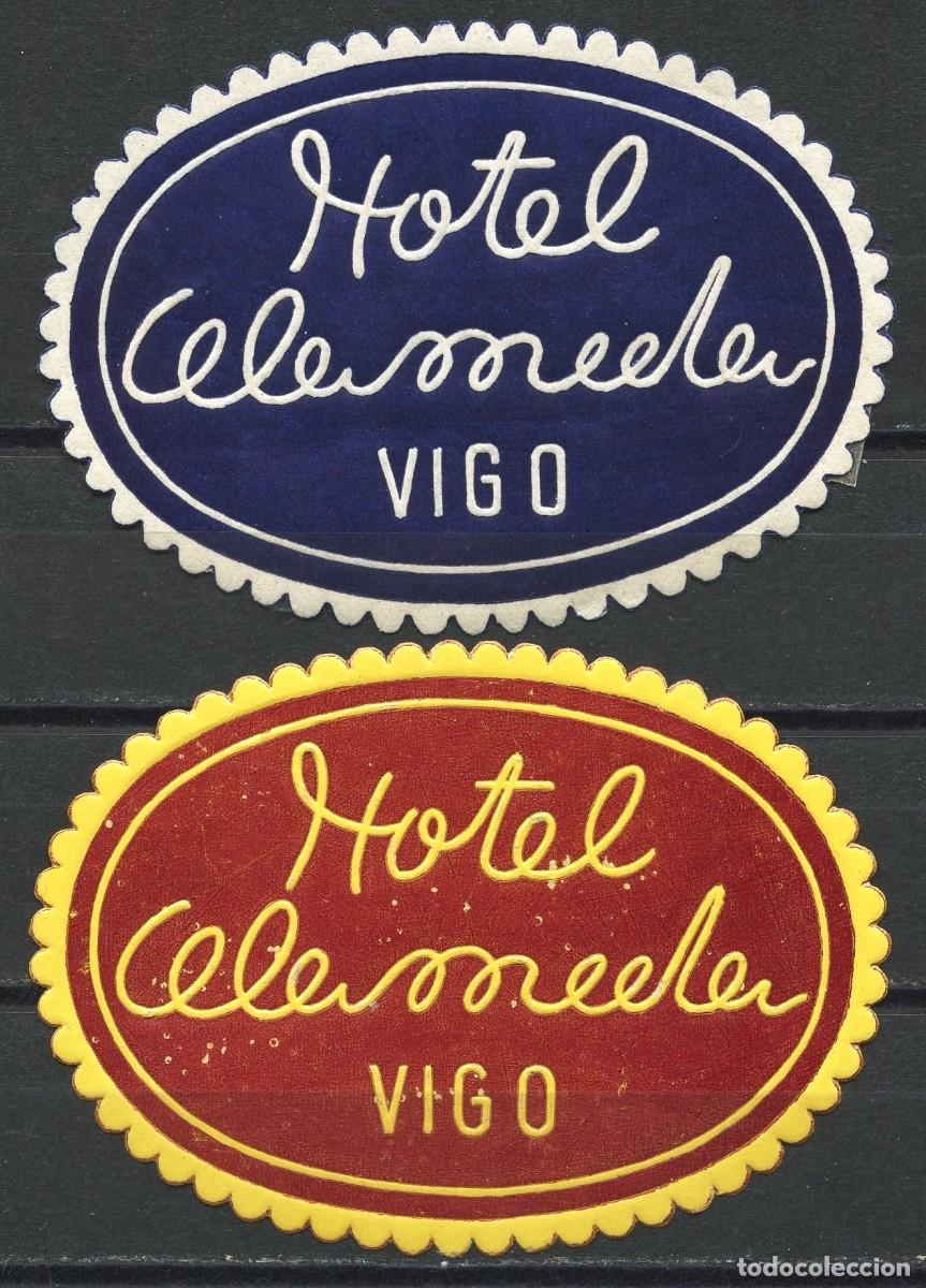 Etiquetas antiguas: ETIQUETAS, HOTEL ALAMEDA, VIGO
