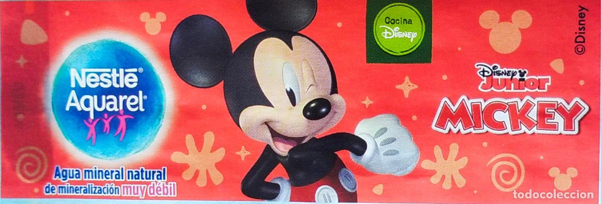 Etiquetas antiguas: MICKEY MOUSE - ETIQUETA AGUA AQUAREL - DISNEY JUNIOR MICKEY