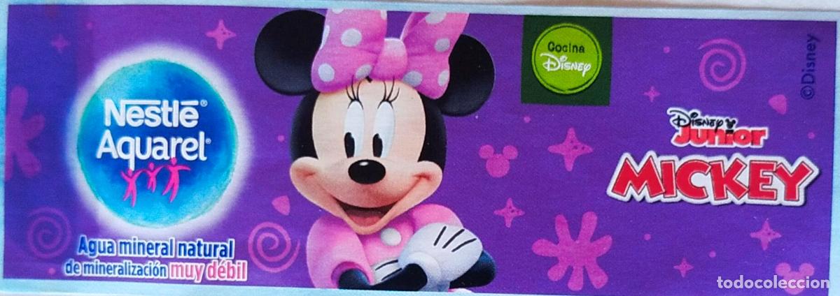 Etiquetas antiguas: MINNIE MOUSE - ETIQUETA AGUA AQUAREL - DISNEY JUNIOR MICKEY