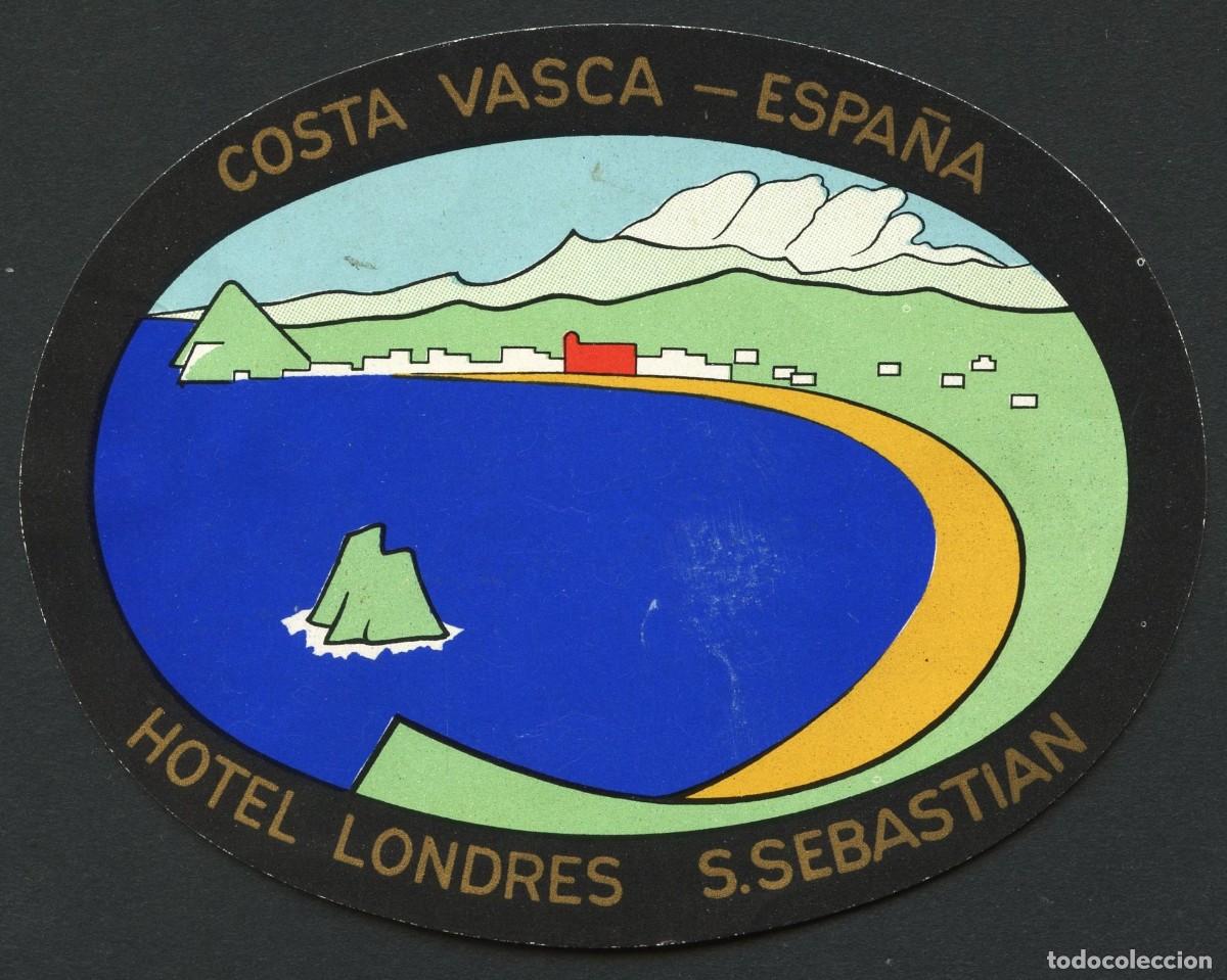 Etiquetas antiguas: ETIQUETAS, HOTEL LONDRES, SAN SEBASTIAN