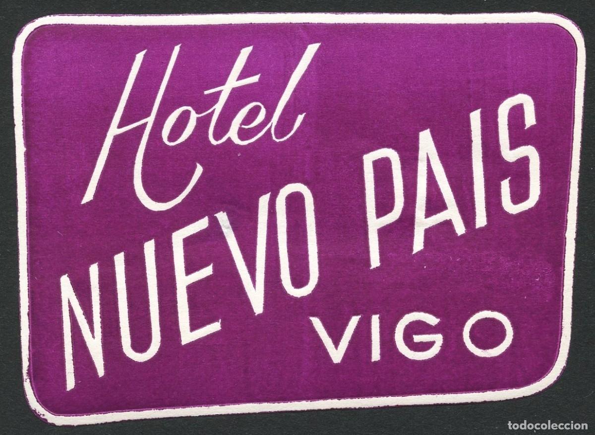 Etiquetas antiguas: ETIQUETAS, HOTEL NUEVO PAIS, VIGO