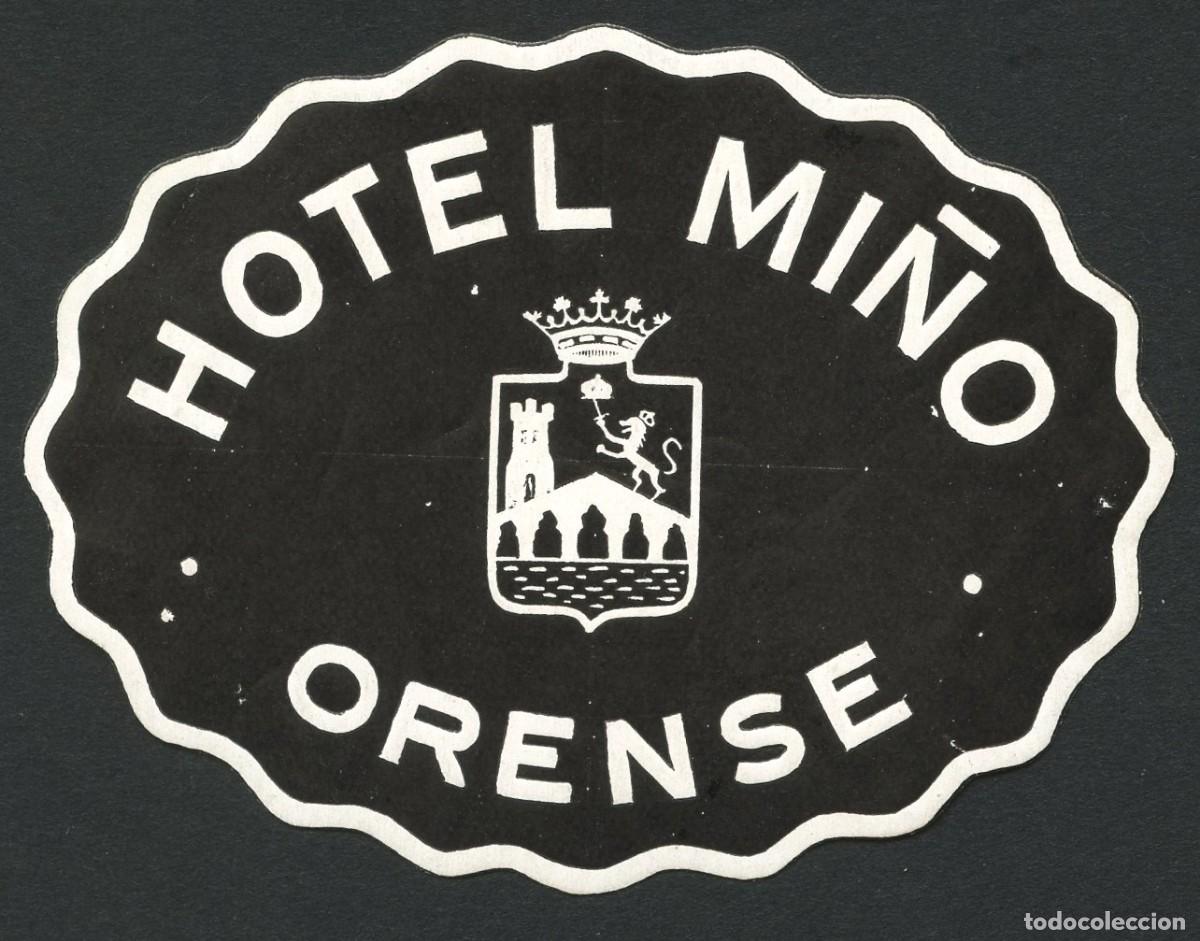 Etiquetas antiguas: ETIQUETAS, HOTEL MI&Ntilde;O, ORENSE