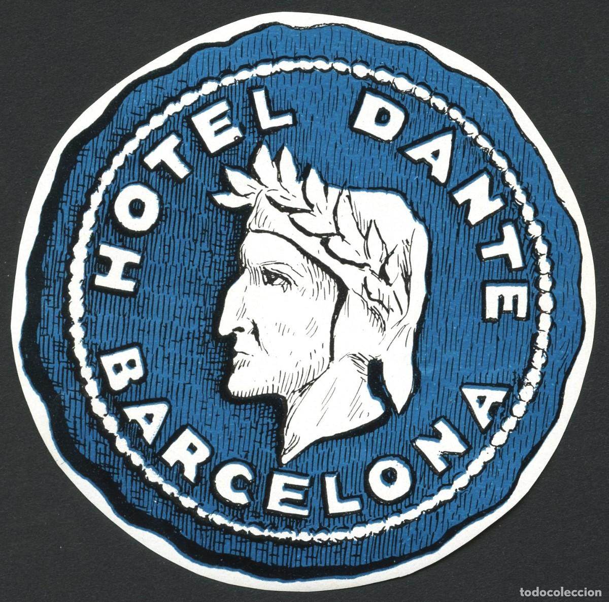 Etiquetas antiguas: ETIQUETAS, HOTEL DANTE, BARCELONA