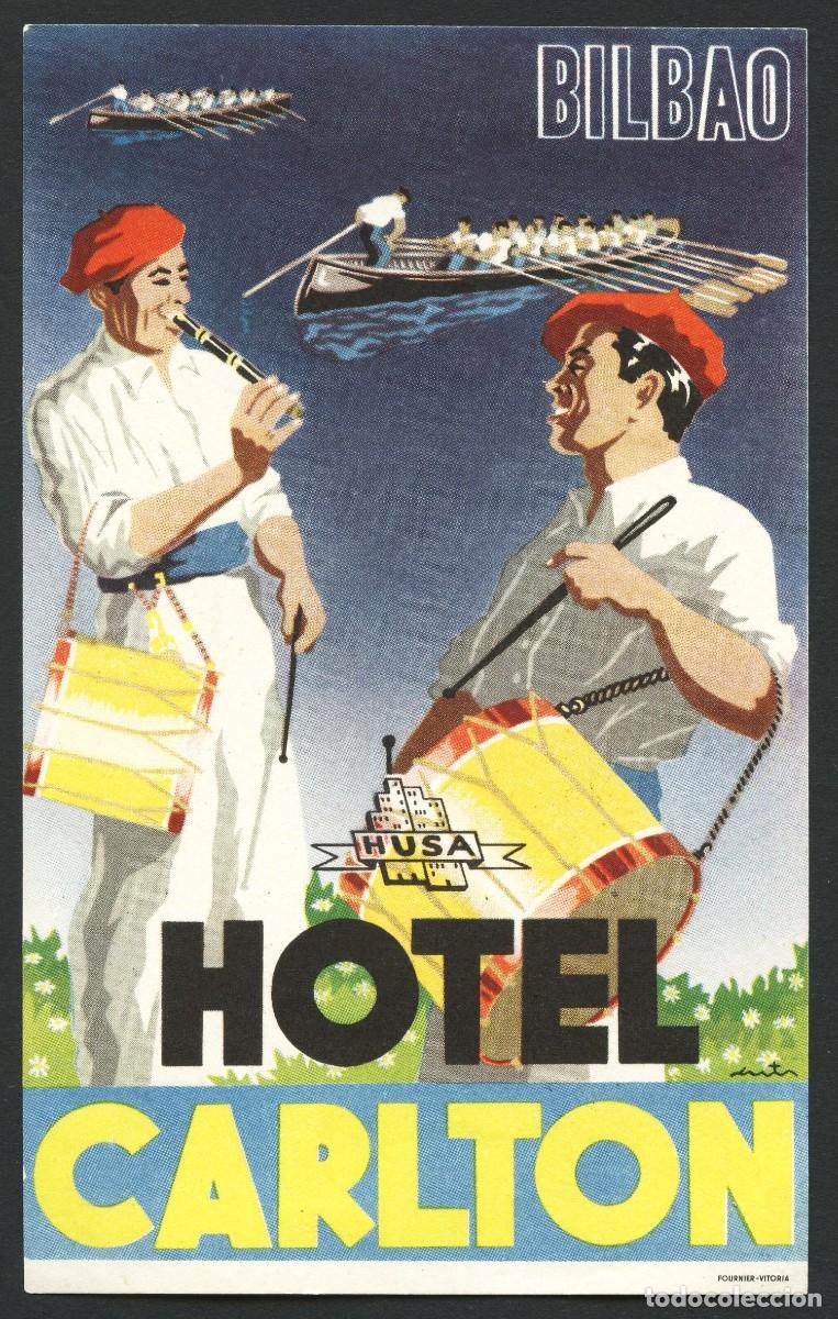 Etiquetas antiguas: ETIQUETAS, HOTEL CARLTON, BILBAO