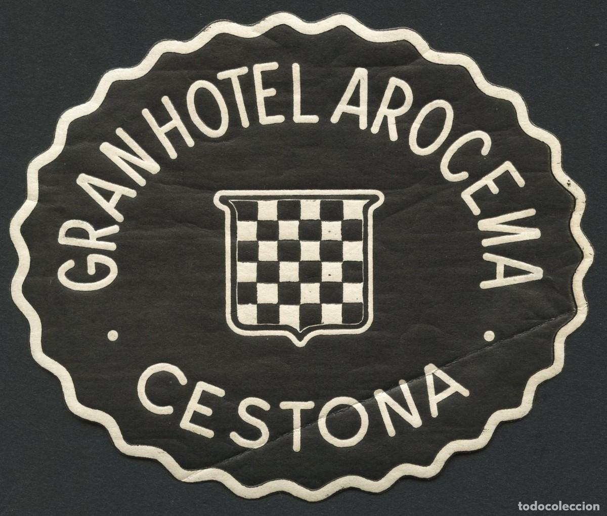 Etiquetas antiguas: ETIQUETAS, GRAN HOTEL AROCENA, CESTONA, GUIP&Uacute;ZCOA
