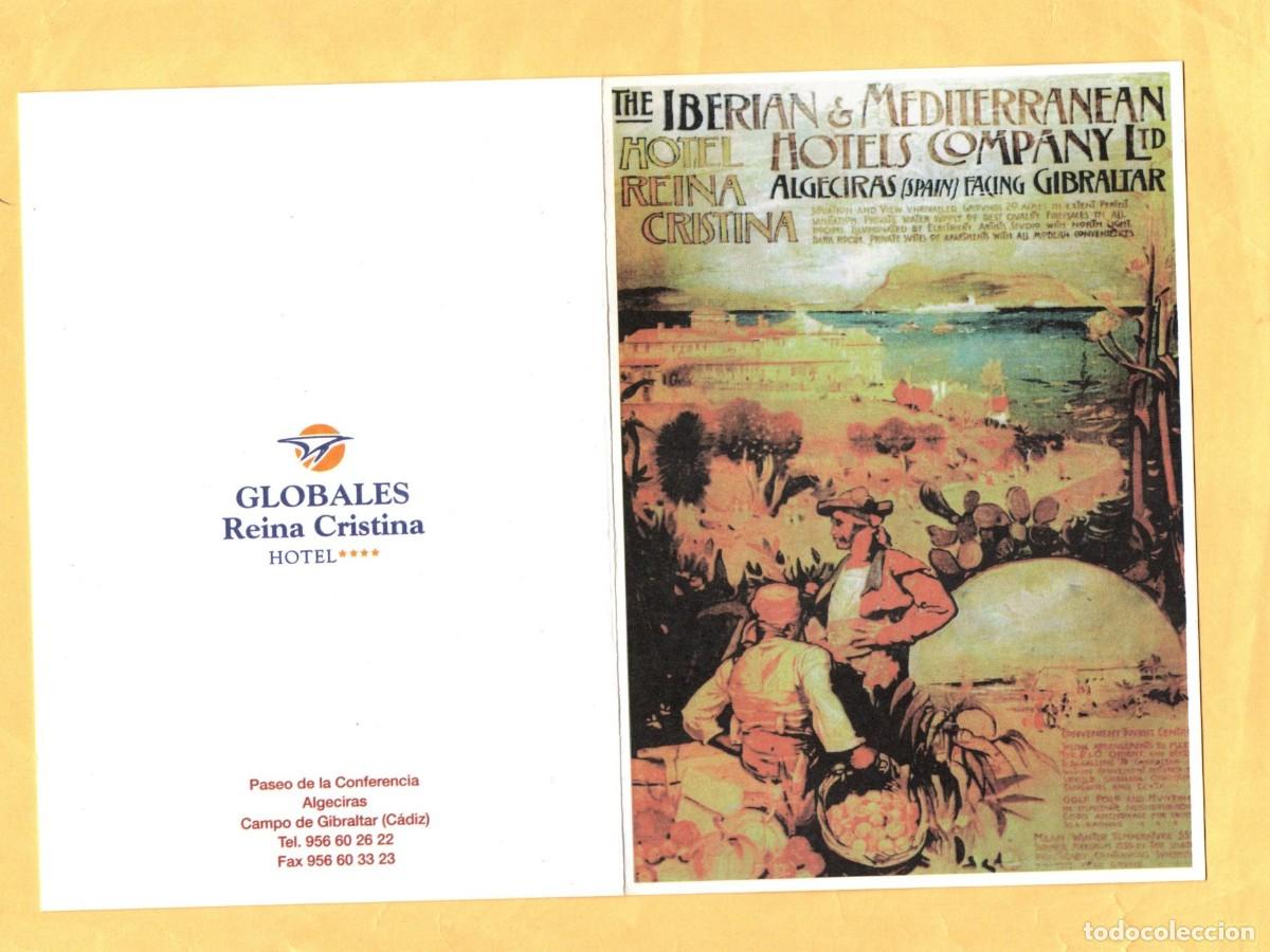 Etiquetas antiguas: ALGECIRAS HOTEL REINA CRISTINA MENU 2014